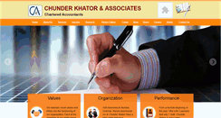 Desktop Screenshot of chunderkhatorassociates.com