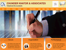Tablet Screenshot of chunderkhatorassociates.com